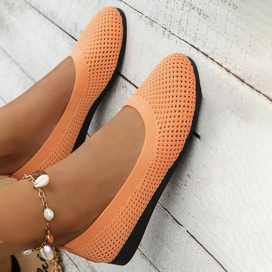 Bequeme luftdurchlässige Plateauschuhe