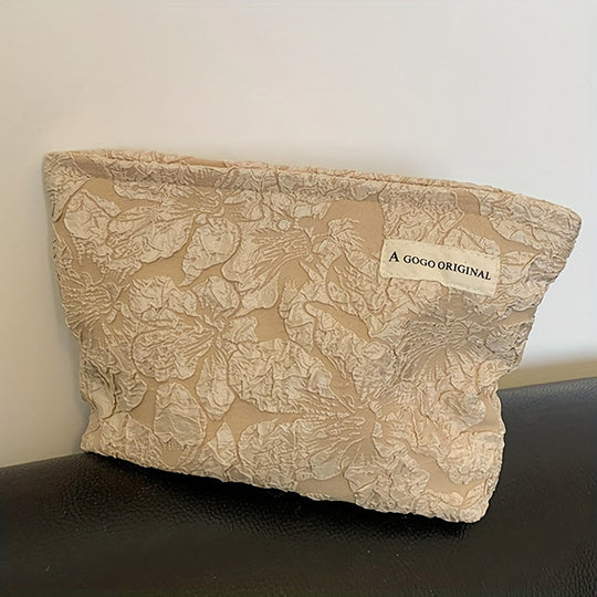 Vintage Blumenmuster-Umhängetasche