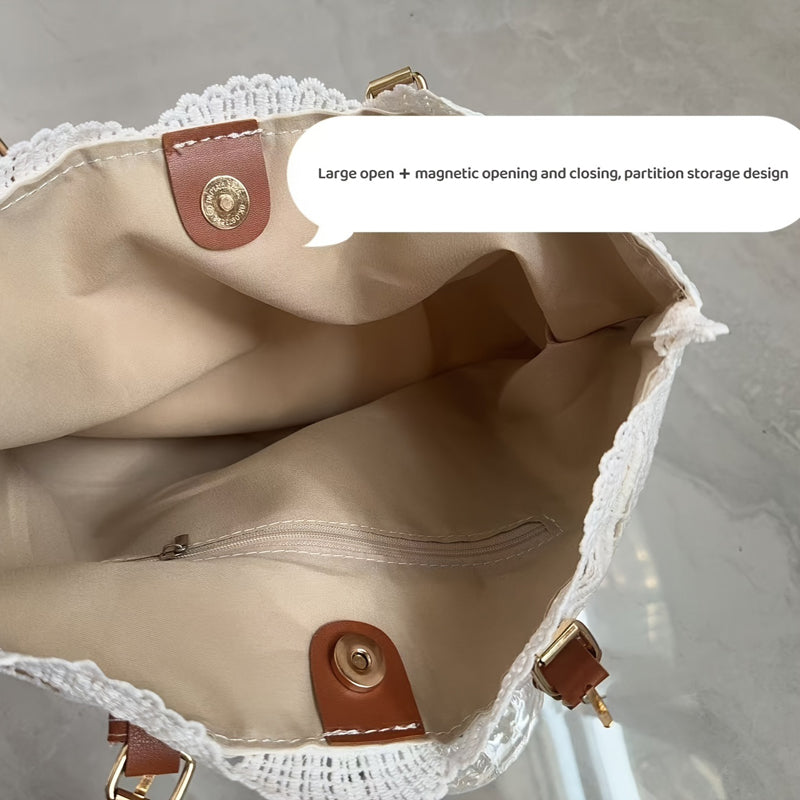 Elegante Spitzenhandtasche