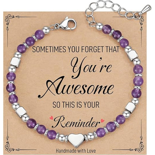 Bohème-Armband aus Herz-Perlen