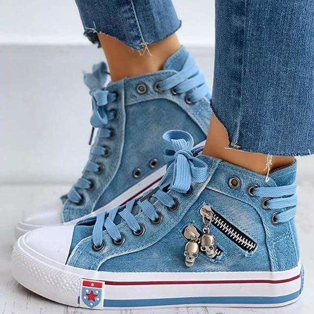Lässige Denim-Schuhe