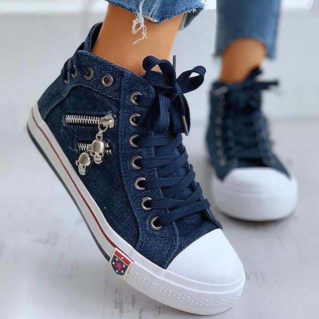 Lässige Denim-Schuhe