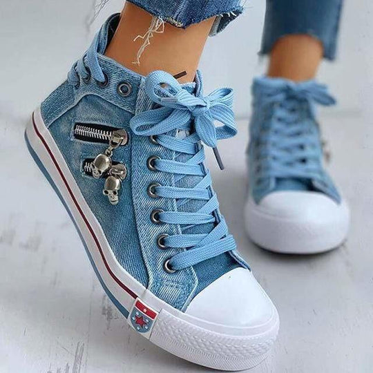 Lässige Denim-Schuhe