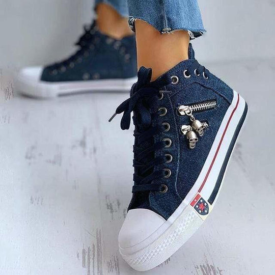 Lässige Denim-Schuhe