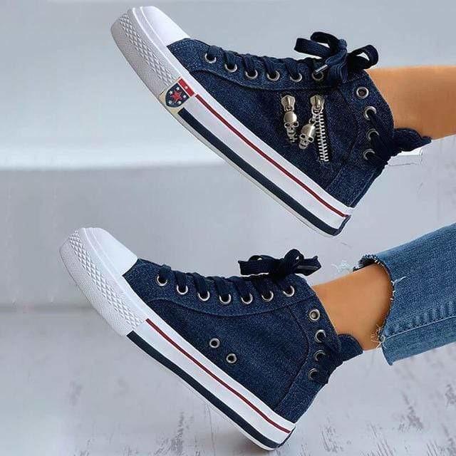 Lässige Denim-Schuhe