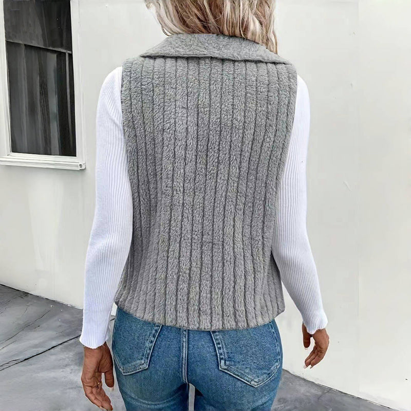Lässiger Einfarbiger Cardigan