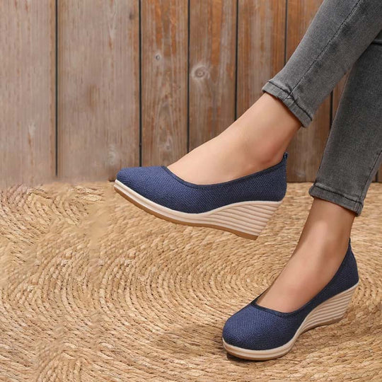 Bequeme Plateau-Schuhe