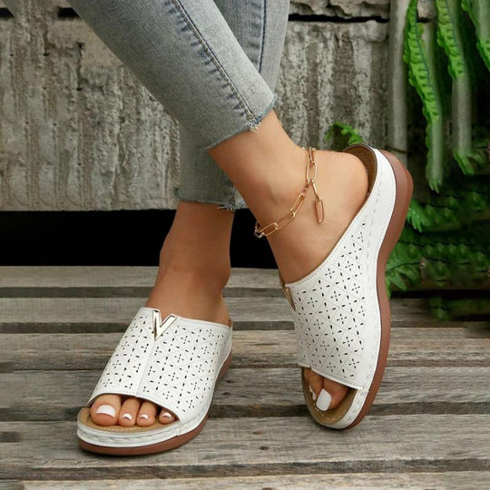 Bequeme Plateau-Pantoffeln