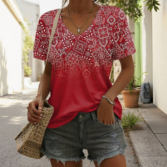 Ethnisches Vintage-T-Shirt