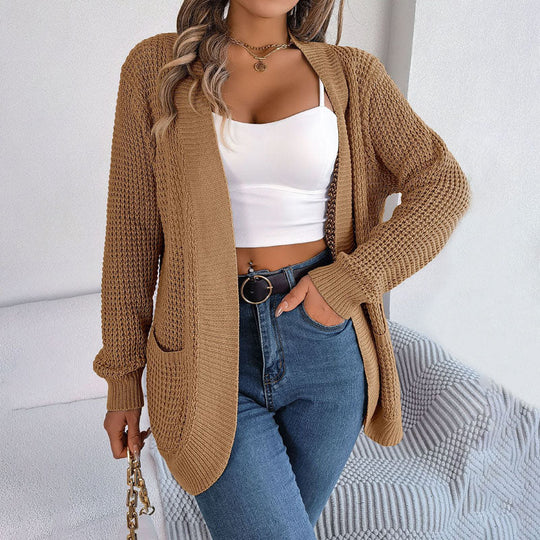 Lässiger gestrickter Cardigan