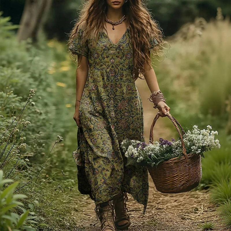 Lässiger Vintage-Kleid