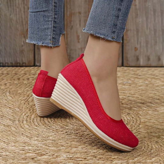 Bequeme Plateau-Schuhe